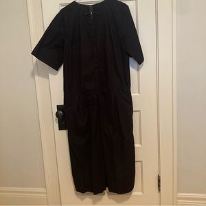 Kowtow dropped waist jumpsuit (black)